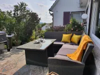 Tasteful and high-quality vacation apartment with large terrace and pool