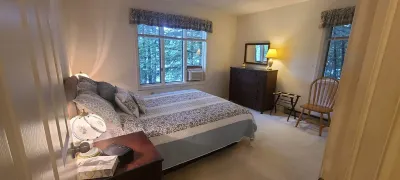 Lakefront Home w/Fireplace near Lk George. Dog-friendly! Telecommuters welcome!