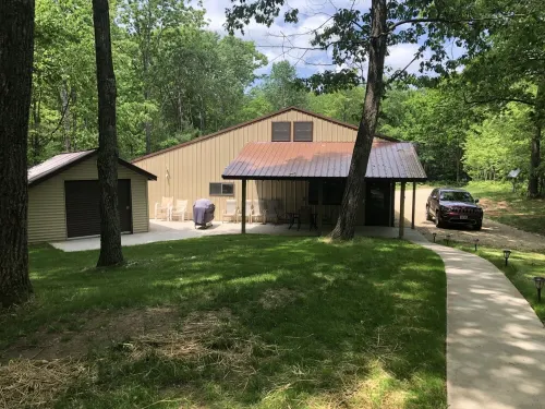 Cozy & secluded on 53 acres & driveway access to miles of ATV/snowmobile trails!