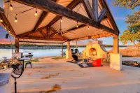 Lake Front Home with Pool, Dock, Views, Sports Court, & Beautiful Sunsets!