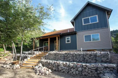 Brand new house between town and public land, with beautiful views!