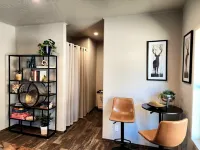Grandview Getaway offers spectacular views overlooking the Clearwarter river.