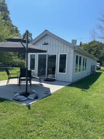 Waterfront property with private boat ramp and new dock!