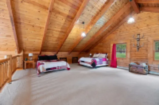 Serene cabin getaway minutes from hiking, biking, UTV and snowmobile trails.