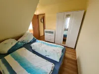 Apartment lighthouse at the sandy beach-balcony-2 double-bedroom-balcony-dogs on request