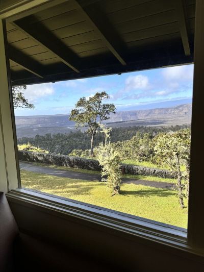 ホテルからの眺望 ボルケーノ ハウスの写真