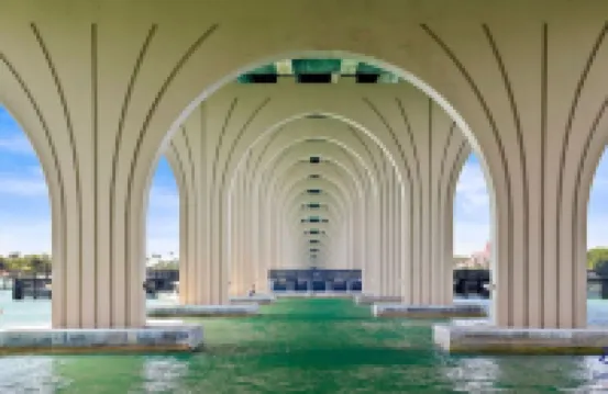 Balcony with Stunning Water Views and Pool - Gorgeous Waterfront Escape