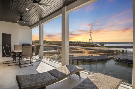 Private Deck and Lakeside Pool - Stunning Penthouse Escape