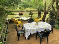 Pretty little house on the river Aron