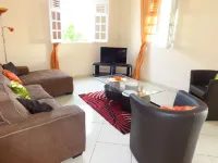 Large, well-equipped apartment in a villa 5 minutes' walk from the beaches Hotel a Sainte-Luce