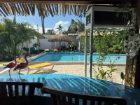 Casalina Garden 2 Blocks to Palm Beach & Kitesurfing School - de playa