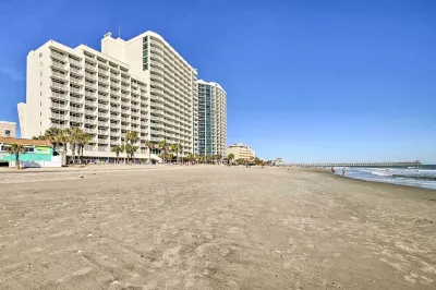 Oceanfront Myrtle Beach Condo w/ Balcony! 미틀 비치 시티센터 호텔