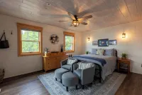 Bois Blanc Island Lighthouse Home. Iconic Sunset Views of the Mackinac Bridge!