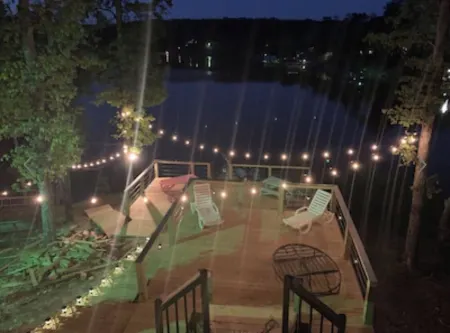 A-Deck With a View. A unique lakeside home on Smith Lake