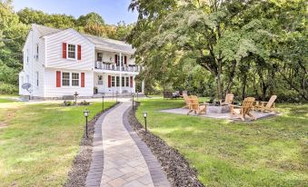 Upscale Waterbury Retreat w/ Indoor Hot Tub!