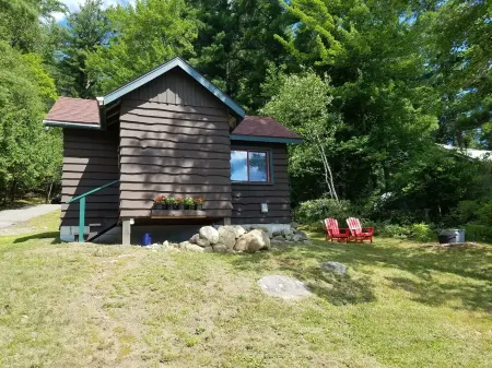 Historic Cabin Retreat - In Town and On the Lake! Minutes to Rail Trail Отели в г. Саранак Лейк