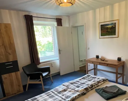 Vacation Apartment at Düstersee with Terrace and Sauna in Your Own Garden Hotels in Uckermark