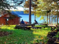Charming Rustic Off-Road/Off-Grid Log Cabins on BWCA Wilderness Lake!