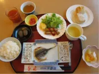 Kokuminsyukusya Senjoen - petit déjeuner