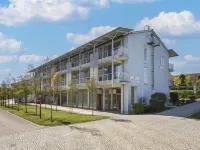 Stylish Holiday Apartment Near the spa Park in Bad Birnbach - balcony