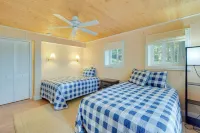 Spacious Lakefront New Auburn Home w/ Sunroom - parking