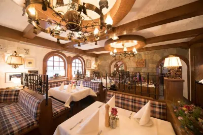 Restaurant im Hotel Brandhof Hotels in der Nähe von Stiftung Schloss Heiligenberg Jugenheim