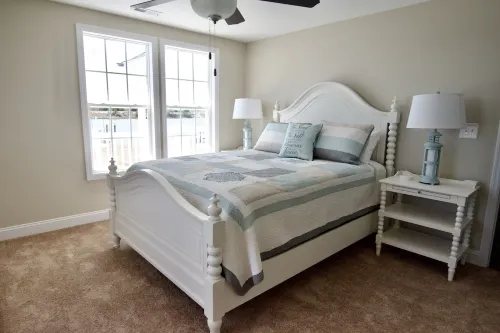 Enjoy a 3-bedroom waterfront vacation home just 10 minutes from Emerald Isle