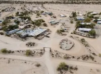 Large, modern camper close to Glamis Sand Dunes