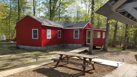 Petoskey - Cozy, Peaceful Cabin in the Woods. Close to Trails and Lakes!