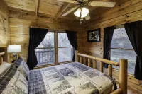 Cabin Just 5 Miles from Downtown Blue Ridge! Game Room & Hot Tub! Dogs Welcome!