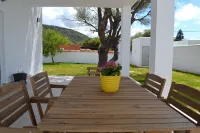 Villa in Los Caños de Meca of 600m2 plot next to the field and the beach.