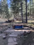 Enjoy the hot tub under the stars and ponderosa pines!