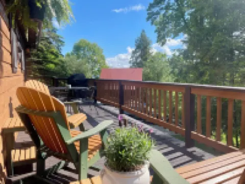 Wind Song: Charming Log Cabin In a Private Neighborhood. 10 Min From Downtown BR