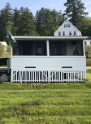 Cottage steps away from Newfound Lake. Relax and enjoy the view.