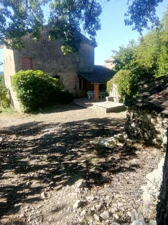 Typical 17th-Century Cevenol farmhouse at the heart of nature, outstanding view