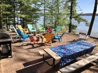 PONTOON NOW INCLUDED!!  Waterfront Duck Lake Cottage Interlochen, Traverse City!