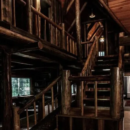 Camp Neary - epic hand built log cabin