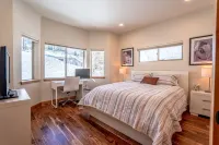 Spacious Gourmet Kitchen and Cozy Living Area - Stunning Luxury Chalet