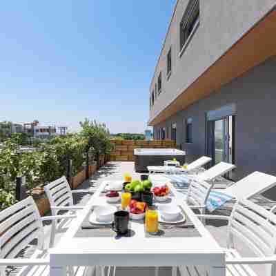Rhodes Skyline Suite with Out Door Jacuzzi Sea View A2 Dining/Meeting Rooms