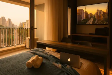 Elegance SUÍTES Vergueiro Отели рядом с достопримечательностью «Обелиск Сан-Паулу»