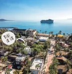 ONE block from the beach at main st.