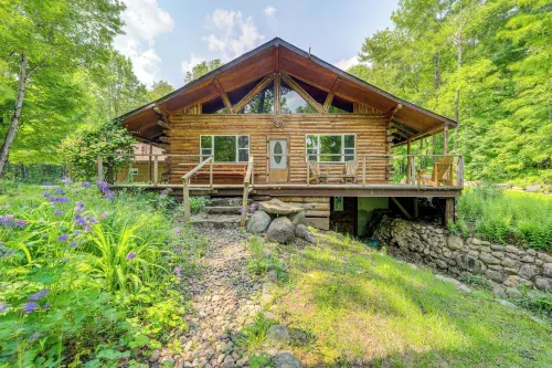 Oswegatchie River Cabin w/ Kayaks + Fire Pit! - parking