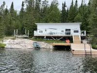 Waterfront Remote (boat access) RV on Dogtooth Lake, ON Hotels in Kenora