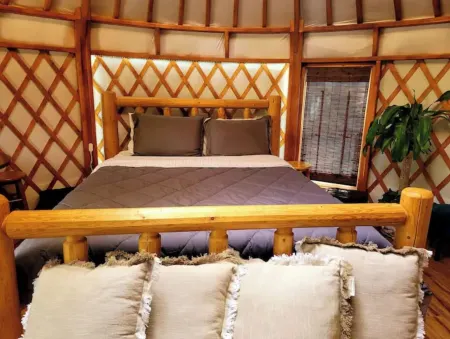 Relax in the City at Our Unique Yurt Retreat