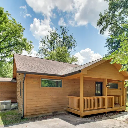 Dock & Hot Tub: Tennessee River Cabin Getaway