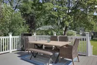 Perfect modern downtown Red Bank Deck and Hot Tub