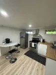 Cozy Private Bachelor Unit King Size bed.