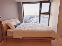 Private Beautiful Ocean Harbor next to Dodu beach in Jeju with AC, WiFi Hotels in 