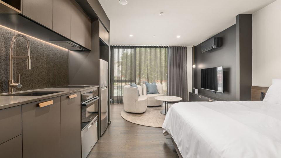 Braddon Studio with BBQ Area