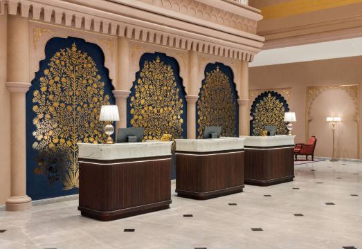 우다이푸르 호텔 내부 전경